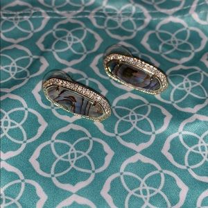 Kendra Scott Aston stud earring in abalone